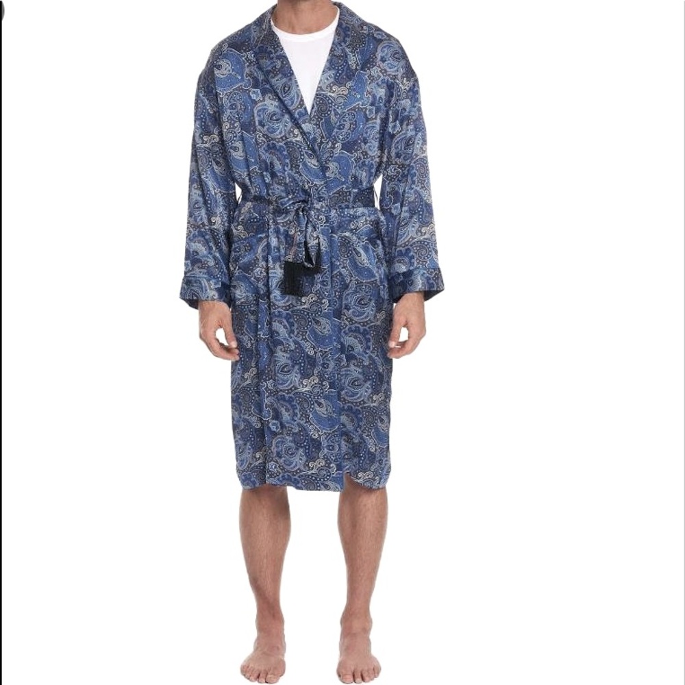 Christian Dior Monsieur Paisley Silk Robe